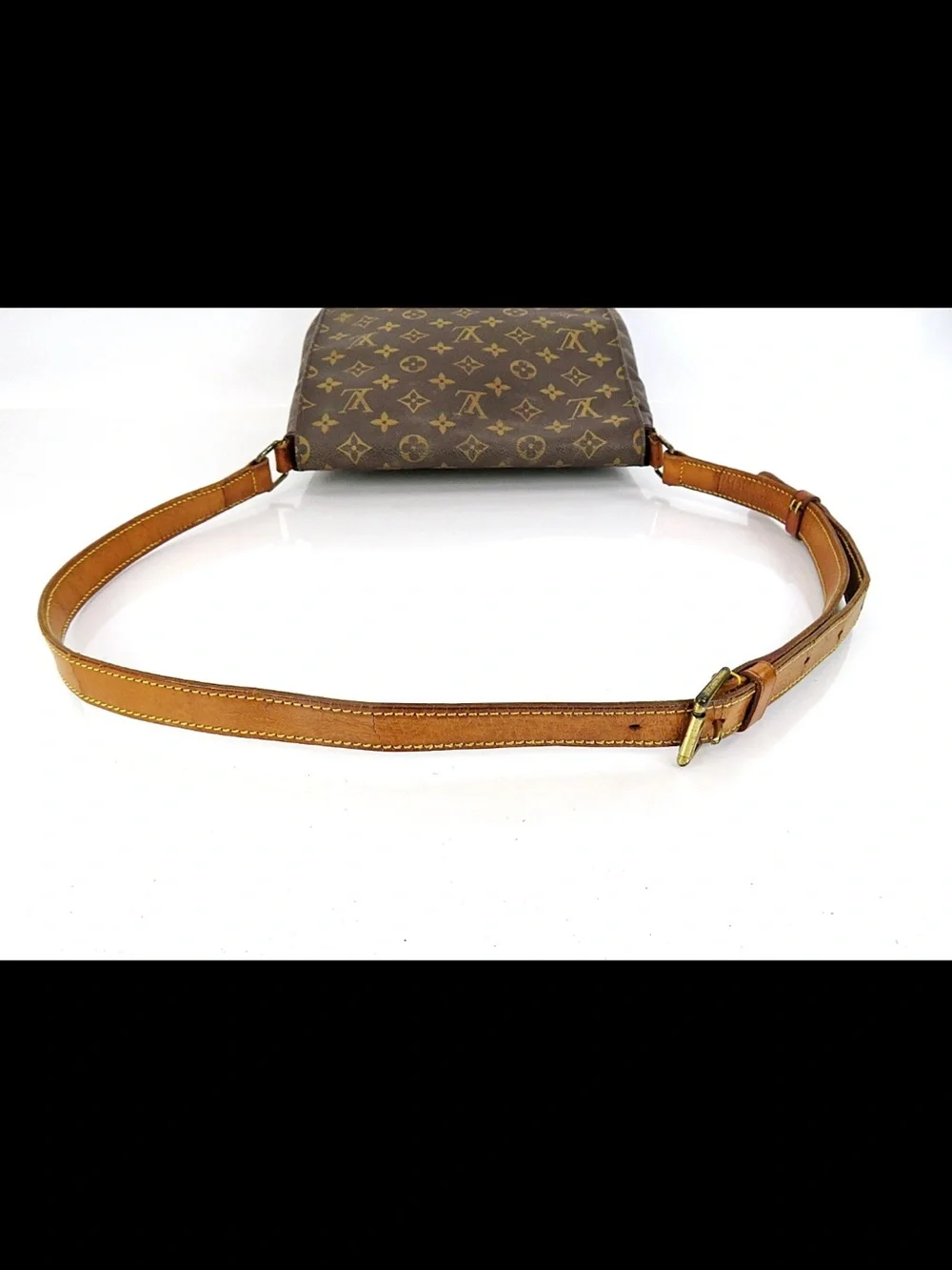 Louis Vuitton Monogram Canvas Messenger Bag in Brown and Tan